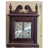 Vintage Wooden Wall Clock with Pendulum and Weights