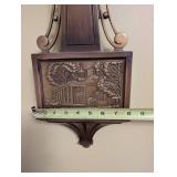 General Electric Wall Clock with Colonial Relief Design, 26 Inches Tall