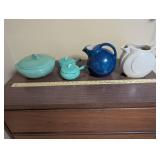 Collection of Vintage Ceramic Serving Pieces - Stangl, Frankoma, and Red Wing