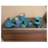 Collection of Vintage Pottery Bowls, Vases, Planters, and Dishes