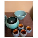 Collection of Vintage Pottery Bowls, Vases, Planters, and Dishes