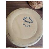 Set of 5 Vintage Spongeware Crocks and Bowls - Red Wing and RRP Co.