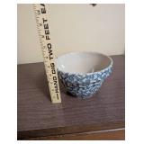 Set of 5 Vintage Spongeware Crocks and Bowls - Red Wing and RRP Co.