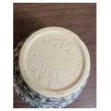 Set of 5 Vintage Spongeware Crocks and Bowls - Red Wing and RRP Co.