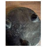 Set of 5 Mexican Black Pottery Miniatures and Ashtray