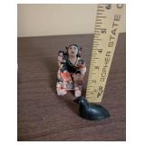 Collection of 5 Native American Style Figurines and Pottery Decor