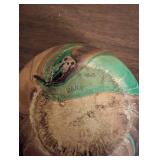 Set of 8 Nemadji Pottery Vases and Bowls with Swirl Patterns