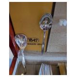 1847 Rogers Bros Flair Silverplate Flatware Set with Chest