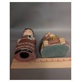 Collection of 8 Vintage Friar Tuck Themed Ceramic Banks and Figurines