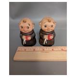 Collection of 8 Vintage Friar Tuck Themed Ceramic Banks and Figurines