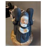 Collection of Nun Figurines, Nun Dolls, and Nunzilla Windup Toys