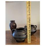 Collection of 7 Vintage Pottery Vases and Jugs Assorted Styles and Sizes