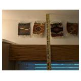 Collection of 7 Small Southwestern Woven Tapestry Samples