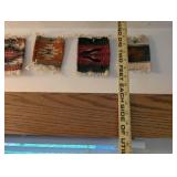 Collection of 7 Small Southwestern Woven Tapestry Samples