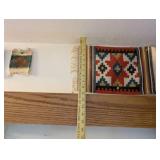 Collection of 7 Small Southwestern Woven Tapestry Samples