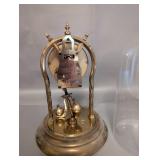 Kundo Anniversary 400-Day Brass Clock with Glass Dome