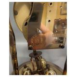 Kundo Anniversary 400-Day Brass Clock with Glass Dome