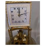 Kundo Anniversary Clock with Glass Dome and Metal Base
