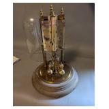 Kundo Anniversary Clock with Glass Dome and Metal Base