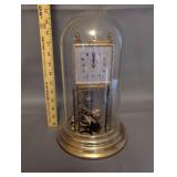 Kundo Anniversary Mantel Clock with Glass Dome, West Germany