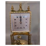 Kundo Anniversary Mantel Clock with Glass Dome, West Germany