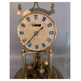 Welby Anniversary Dome Clock with Brass Base and Glass Cover