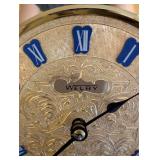 Welby Anniversary Dome Clock with Brass Base and Glass Cover