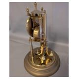 Welby Anniversary Dome Clock with Brass Base and Glass Cover