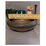 Set of 5 Vintage Art Pottery Vases and Bowls including Planter and Bud Vase