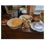 Collection of Vintage Porcelain and Ceramic Decor Pieces