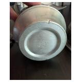 Collection of Vintage Silverplate and Pewter Serving Pieces and Decor