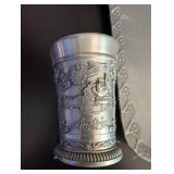 Collection of Vintage Silverplate and Pewter Serving Pieces and Decor