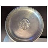 Collection of Vintage Silverplate and Pewter Serving Pieces and Decor