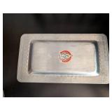 Collection of Vintage Silverplate and Pewter Serving Pieces and Decor