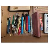Collection of Vintage Cross Pens and Assorted Writing Instruments