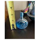 Iridescent Carnival Glass Figurines and Bowls Collection