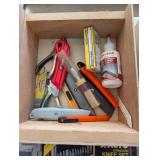 Craft and Hobby Tool Lot with X-Acto Sets, Trimmers, Soldering Iron, and Accessories