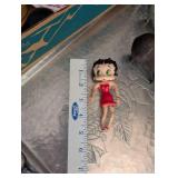 Eclectic Collectibles Lot: Silverlook Tray, Betty Boop Doll, Cast Iron Pigs, Pink Elephant Bank, Little Bo Peep Plate & More