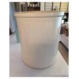 Antique 10 Gallon Stoneware Crock with Crown Marking