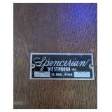 Spencerian Westphono Vintage Portable Phonograph St. Paul Minn.