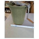 Vintage Hostess Ice Cream Freezer Hand Crank with Green Bucket
