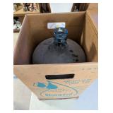 Vintage Glenwood 5-Gallon Glass Water Bottle with Original Box