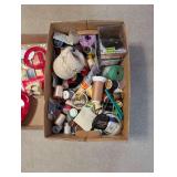 Collection of Vintage Sewing Supplies with Threads, Needles, and Accessories