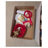 Collection of Vintage Sewing Supplies with Threads, Needles, and Accessories