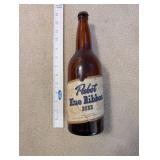 Vintage Pabst Blue Ribbon Beer Bottle with Elgin Brewing Cap