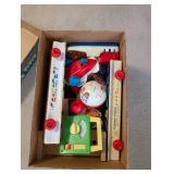 Collection of Vintage Fisher-Price Pull Toys and Musical Toys