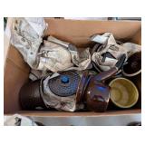Collection of Vintage Stoneware and Pottery Kitchenware