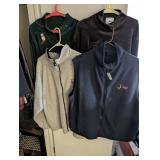 Set of 3 Adult Fleece Pullovers and Vest, Olympic and Artisans Designs