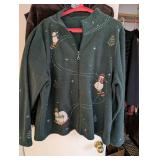 Set of 3 Adult Fleece Pullovers and Vest, Olympic and Artisans Designs