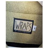 Wraps by Canvasbacks Wool Blend Jacket with Embroidered Accents Size M